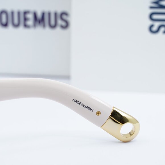 Jacquemus PILOTA JAC/2 C2 Square Sunglasses - Ivory Pink\\Pink main image 7